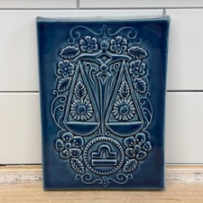 Jie Gantofta Libra Zodiac 789/3 Wall Plaque Sweden Vintage 1970s picture