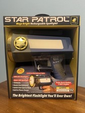 Star Patrol Mega Bright Rechargeable Spotlight SEEN-ON-TV Emergency Flashlight picture