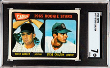 Topps 1965 Topps #477 Steve Carlton/Fritz Ackley Rookie Stars SGC 7 picture