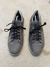 Mephisto Hero Perf Sneakers Men’s 11 Nubuck Leather Walking Light Gray picture
