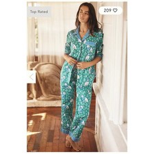 Anthropologie Printfresh Bundled Up Pajama Set Medium NWT picture