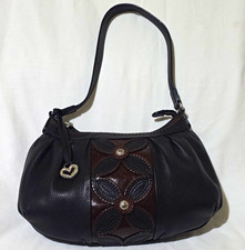 Vintage Brighton Mon Amie Masterpiece Series Leather Crescent Shoulder Handbag picture
