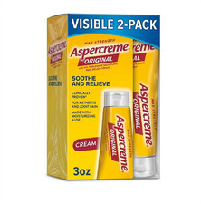 2 Pack Aspercreme Maximum Strength Pain Relief Cream With Aloe 3oz  picture