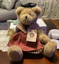 Boyds The Head Bean Collection Mrs. Dixon Civil War Plush Bear w/ Dress Bonnet picture