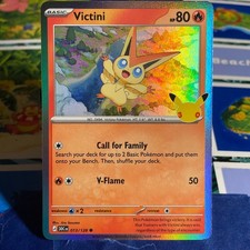 Victini 013/128 Common ME: 30th Celebration Pokemon Holo Near Mint picture