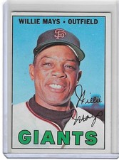 1967 Topps Willie Mays - #200 Giants HOF (EX) picture