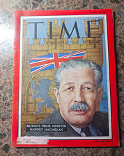 Vtg Time Magazine January 21 1957 Vol. LXIX No. 3 Harold Macmillan picture