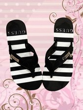 Vintage Y2K Guess zebra Striped Platform Sandals picture