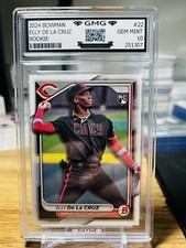 2024 Bowman Elly De La Cruz Rookie GMG Graded 10 Gem Mint 💎 RC  picture