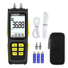 Manometer, Air and Gas Pressure Meter, Dual-Port HVAC Digital Manometers picture