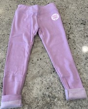 Girls Justice Girls full length fleece lined legging size 7 pink picture