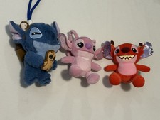 Disney Lilo & Stitch Stitch Angel Mini Plush Stuffed Animals/ Stitch Keychain picture