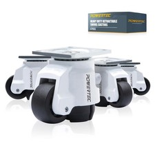 17300 2-Inch Leveling Casters Set of 4 | Heavy Duty with Adjustable Ratchetin... picture