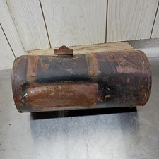 Vintage Briggs & Stratton Engine Parts Accessories Round Metal Gas Tank 12x5.5 picture