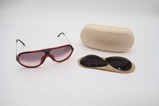 Vintage Carrera 5593 Sunglasses Austria Red Aviator Extra Lenses Case 30 PA picture