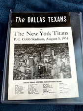 Vintage AFL & NFL Game Programs 1964 to 2021 – Various Teams – Pick Your Program picture