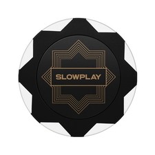 SLOWPLAY Nash Clay Poker Chips 14g 40mm Texas Hold'em 50 pcs White picture