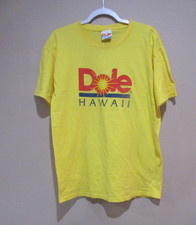 Vtg. Dole Pineapple Hawaii Graphic T-Shirt Unisex Adult Lg Yellow USA picture