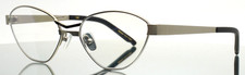 COCO AND BREEZY Zuri 102 Silver Womens Cat Eye Eyeglasses 55-17-145 B:40 picture