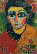 Alexej von Jawlensky : Portrait of a Lady : Expressionist Archival Quality Print picture