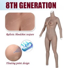 Realistic Bloodshot Silicone Bodysuit Breast Forms Fake Boobs for Crossdresser picture