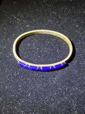 Vintage Taxco Mexico TF-83 925 Sterling Silver Natural Lapis Lazuli Cuff Bracele picture