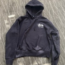 stussy new york chapter hoodie medium black picture