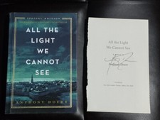 Anthony Doerr All the Light We Cannot See HC + Loose Signed Title Page Near Fine picture