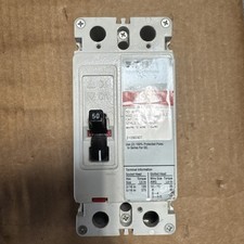 EATON HFD2050, 50 Amp, 600 Volt, 2P, 65K, Red Circuit Breaker New Pull Out picture