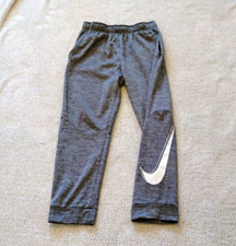 Nike Dri-FIT Men's XL Gray Jogger Pants Drawstring Pockets Tapered picture