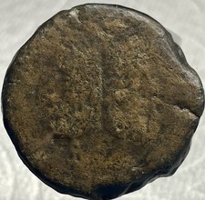 Very Large 209BC-180BC Punic War Era Roman Republic Coin Ancient Janus Ship Prow picture