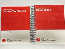 The Dalton Review CFP® Certification Exam Prep 2026-27 Income Tax-Handout 2 BOOK picture