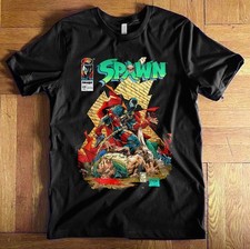 Spawn movie comic graphic short sleeve black color shirt reprint VK07858 picture