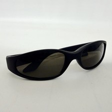 Vintage Bolle Orvet Oval Sunglasses France 90’s Retro Black -  picture
