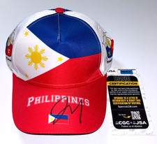 ALEXANDRA ALEX EALA SIGNED PHILIPPINES FLAG HAT CAP COUNTRY TENNIS CHAMPION JSA picture