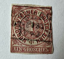 1868/1869 NORTH GERMANY STAMP WITH RAISED LETTERS picture