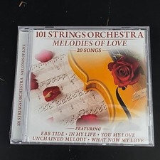 101 Strings Orchestra – Melodies of Love CD 2018 Easy Listening Case Crack picture