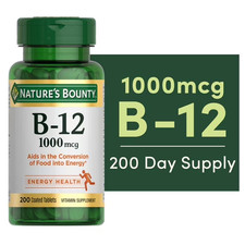 Nature’s Bounty B-12 1000mcg Vitamin Tablets - 200 Count picture