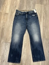 NWT Express Kingston Men’s Jeans 32X30 Classic Low Rise Straight Leg Denim picture