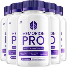 (5 Pack) Memorion Pro Supplement Capsules – MemorionPro Natural Blend Memory picture