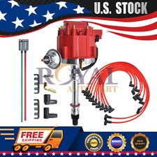 GM08 HEI Distributor &Wire &Pigtail for Chevy 350 454 SBC BBC w/65K Volt 9000RPM picture