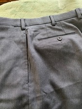 incotex Venezia 1951 mens pants, size 34, charcoal color - 98% wool 2% elastane picture