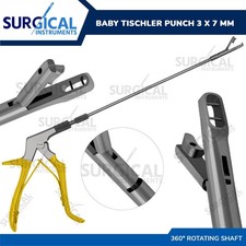 Baby Tischler Rotating Cervical Biopsy Punch Forceps 3x7mm Bite Tip Up picture