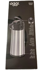 OGGI Pumpmaster 1.9L Lever Airpot Beverage Server, Vacuum Insulated Glass Liner picture