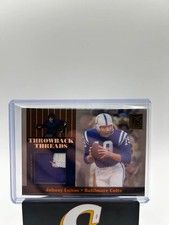 2006 Donruss Playoff Throwback Threads Johnny Unitas Authentic GW Jersey /30 picture