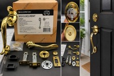 Baldwin 85315.003.RENT Logan Right Hand Handleset Polished Brass picture