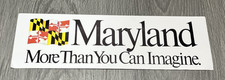 Vintage Maryland Bumper Sticker Flag 