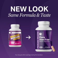 ProCare Health | Core Bariatric Multivitamin | Capsule | Iron Free | 90 Count picture