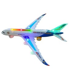 ToyVelt AirBus® A380 Kids' Action Light Up Airplane picture