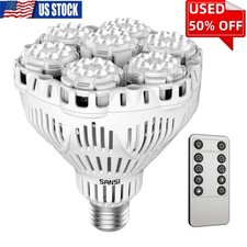 SANSI 40W Dimmable Grow Light Bulb Full Spectrum 600W Equiva for Indoor Plants picture